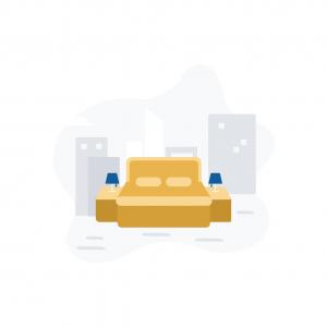 Large King Room with Adapted Tub - Mobility Accessible